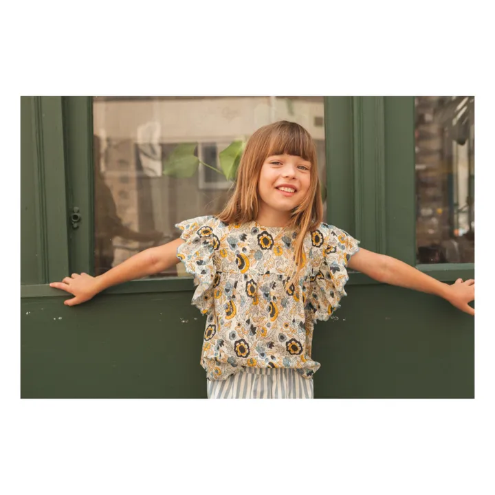 Louis Louise Blouse Jasmin Fleurie | Jaune