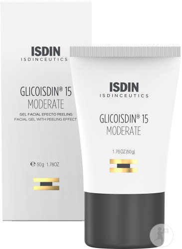 Isdinceutics Glicoisdin 15 Moderate Gel Visage Effet Peeling Tube 50g