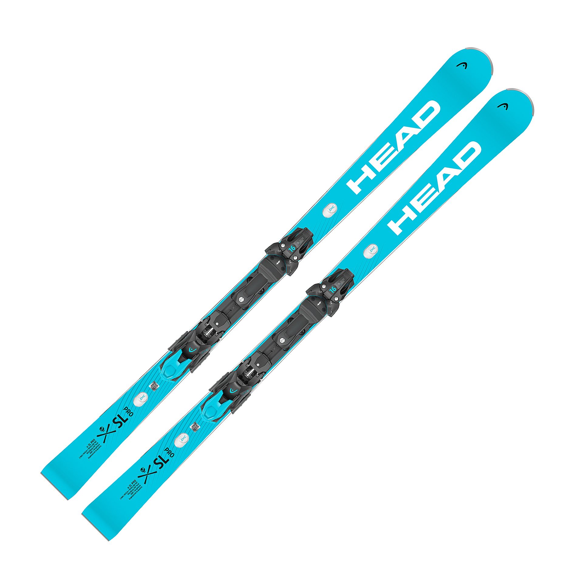Head Worldcup Rebels e-SL Pro 2024/25 - 155 Head FREEFLEX ST 16 black/blue (DIN 5-16)