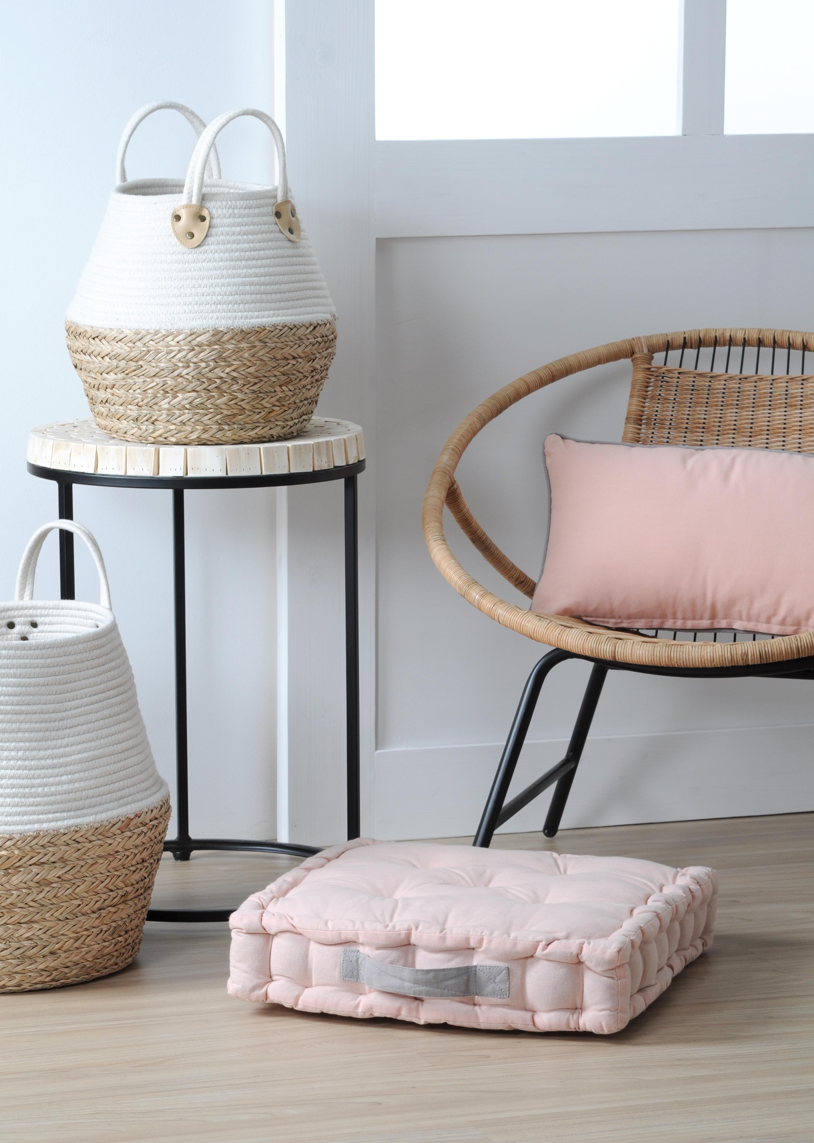 DUO COUSSIN 45X45X10 POUDRE SOURIS