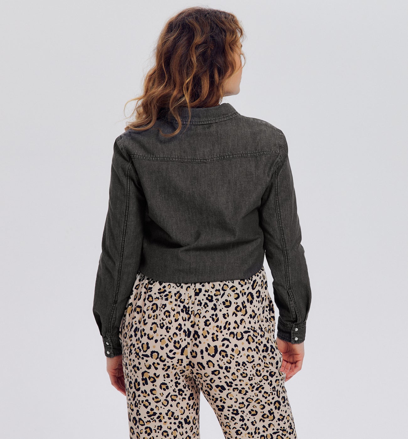 Chemise en jean Femme - Jeans gris