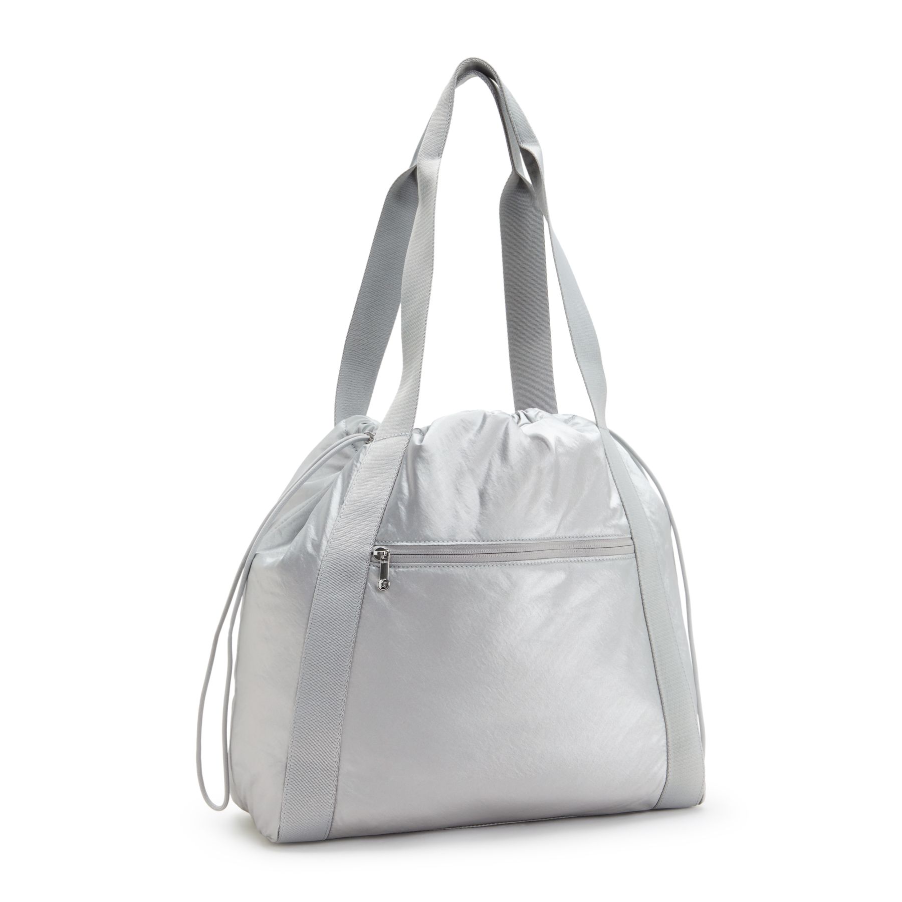 ELMAR Sac fourre-tout de taille moyenne avec cordon de serrage - Silver Glam