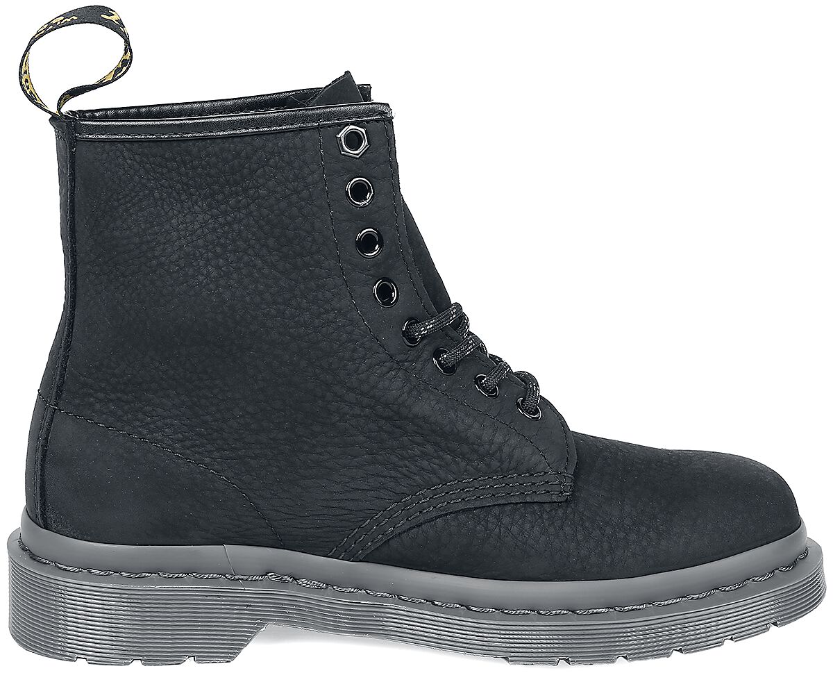 1460 - Black Milled Nubuck Wp | Dr. Martens Bottes