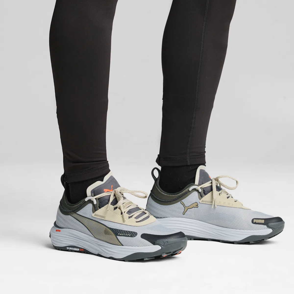 Puma Voyage Nitro 3 Tech Cool Light Gray-desert Dust-shadow Gray