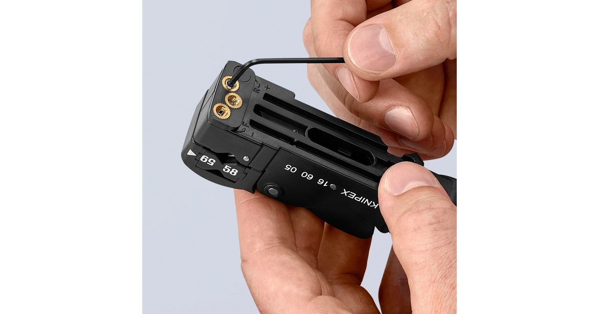 KNIPEXCoax-Afstriptang 16 60 05 SB kabelstrip-/ontmantelingsgereedschap