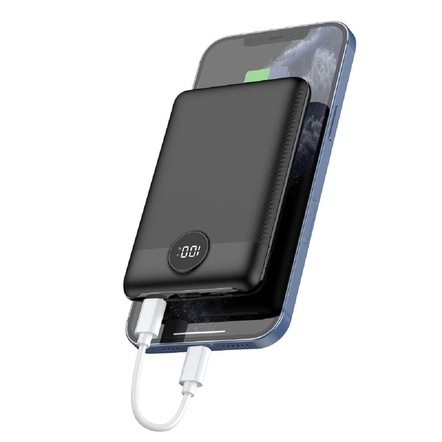 Power Bank S11 - 10 000mAh LCD Quick Charge PD 22,5W Micro