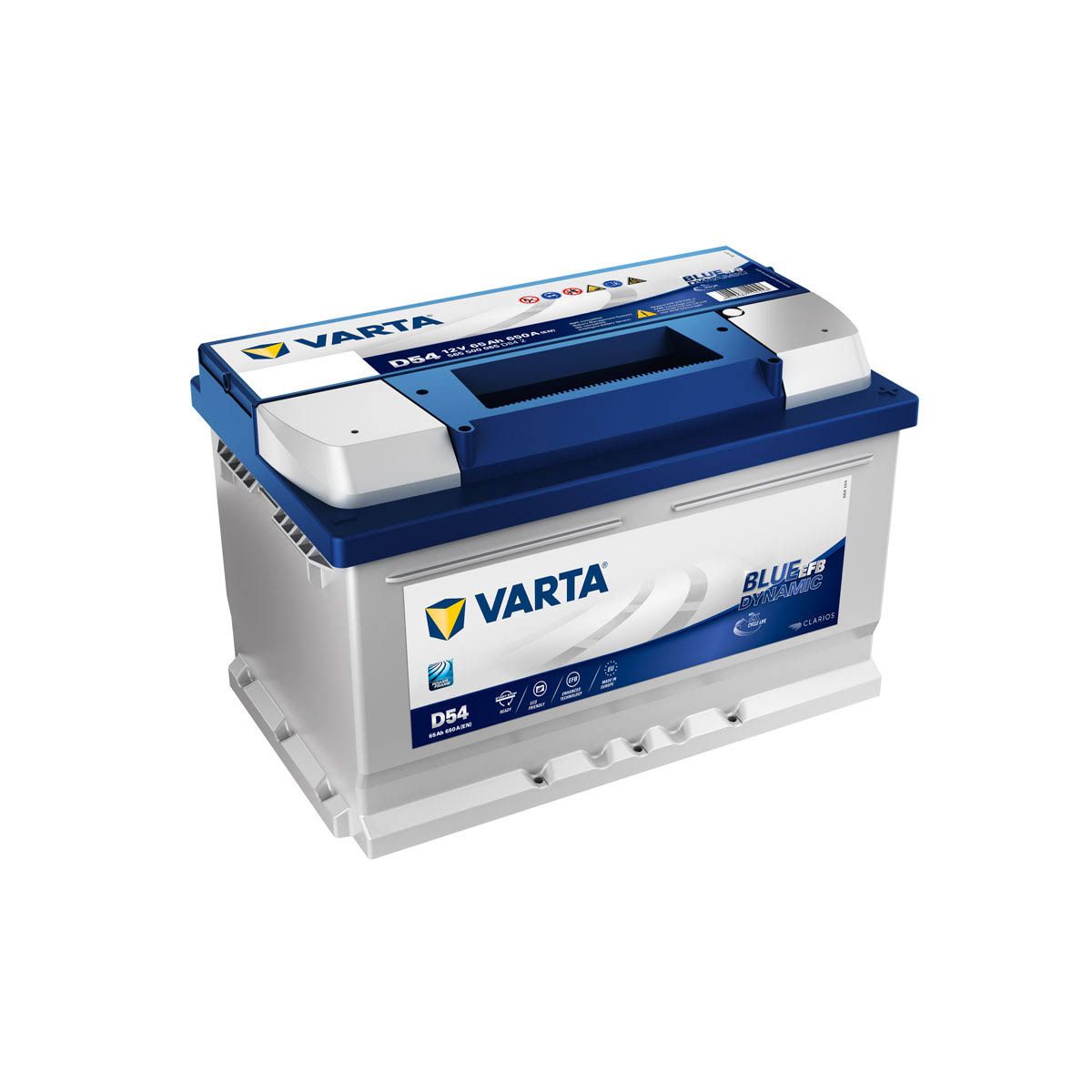 Batterie 12V 65Ah 650A d54 VARTA Dynamic EFB