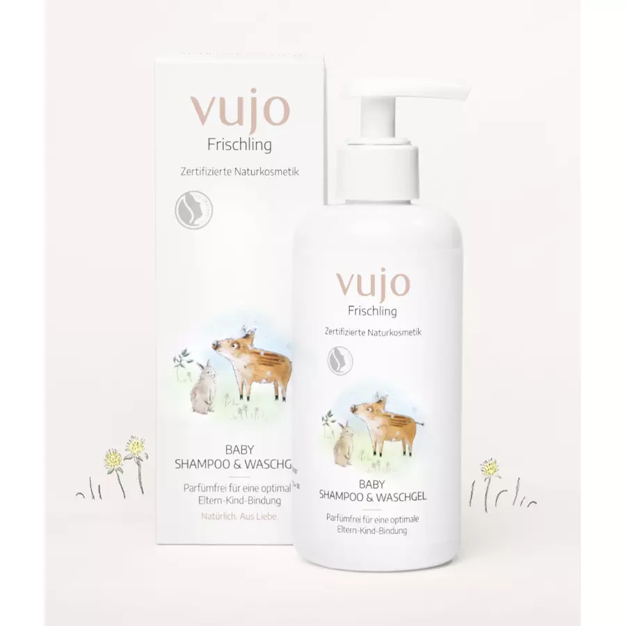 vujo Frischling Baby Shampoo & Waschgel 250 ml