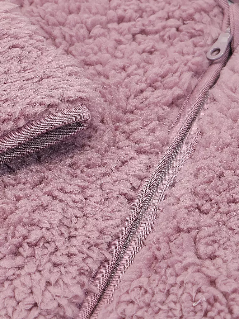S.OLIVER Baby Jacke in Felloptik beere