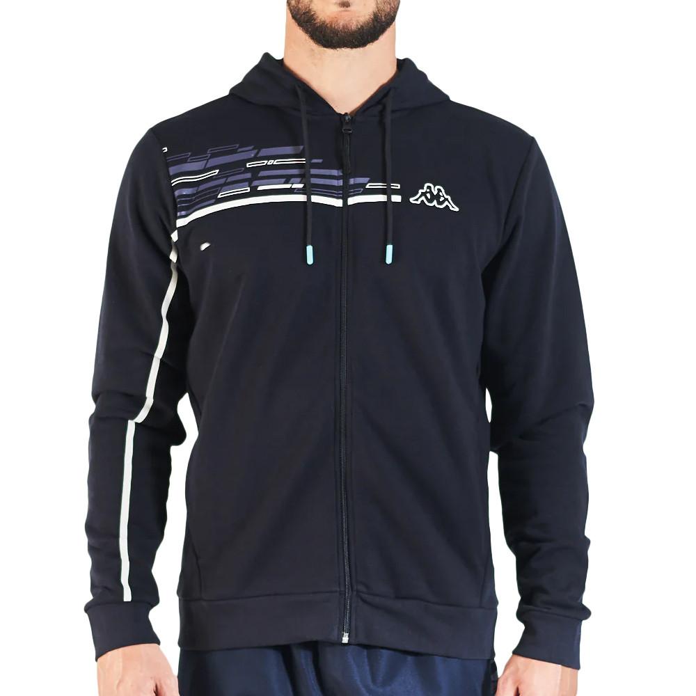 Kappa Sweat à Capuche Marine Homme Kappa Gadio Graphik