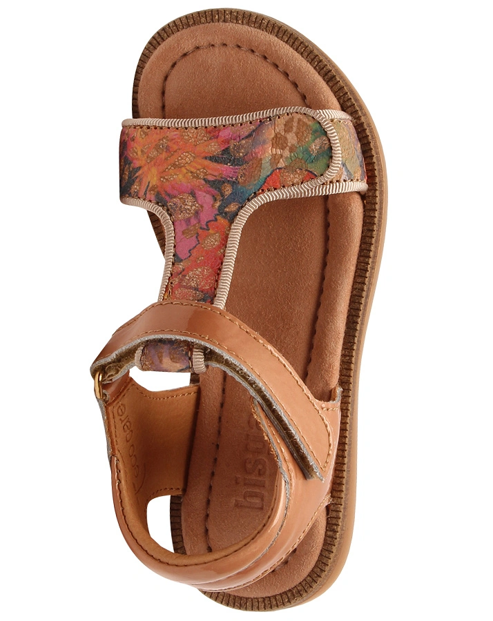 Sandalen ALMA O in nougat patent