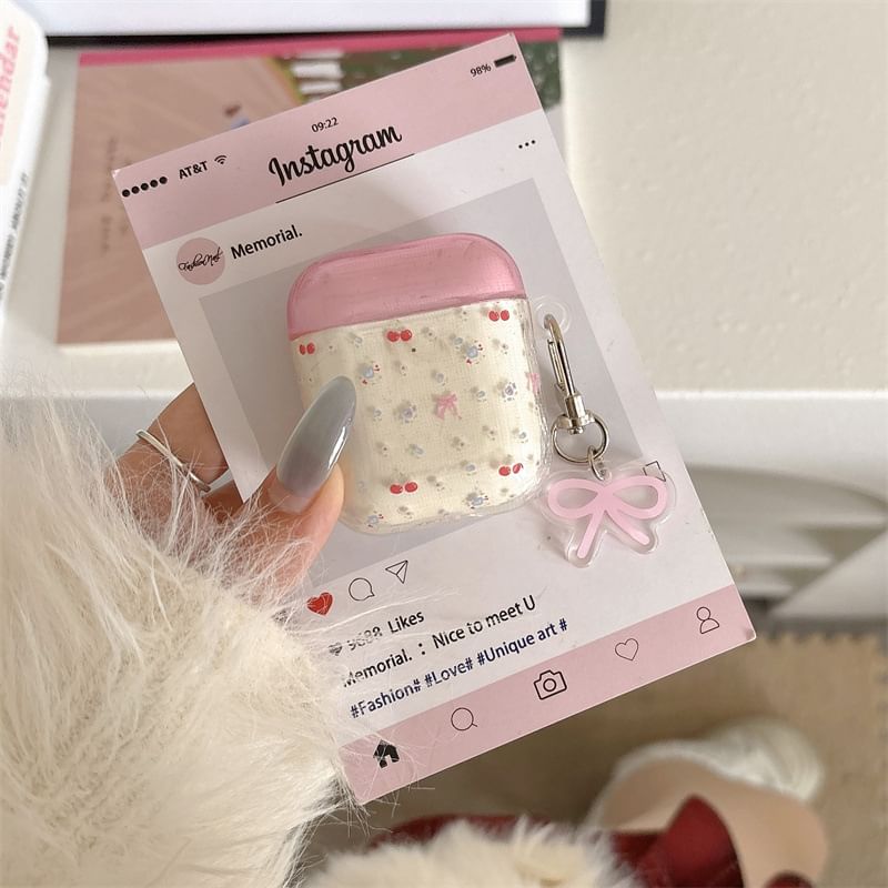 VanDi - Bow AirPods / Pro oortelefoonhoesje met bedel