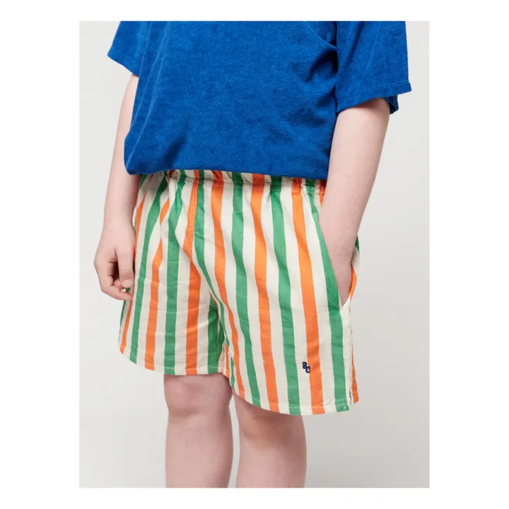 Bobo Choses Short Rayé | Ecru