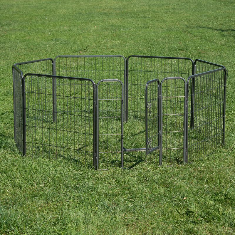 Enclos en métal pour chiot