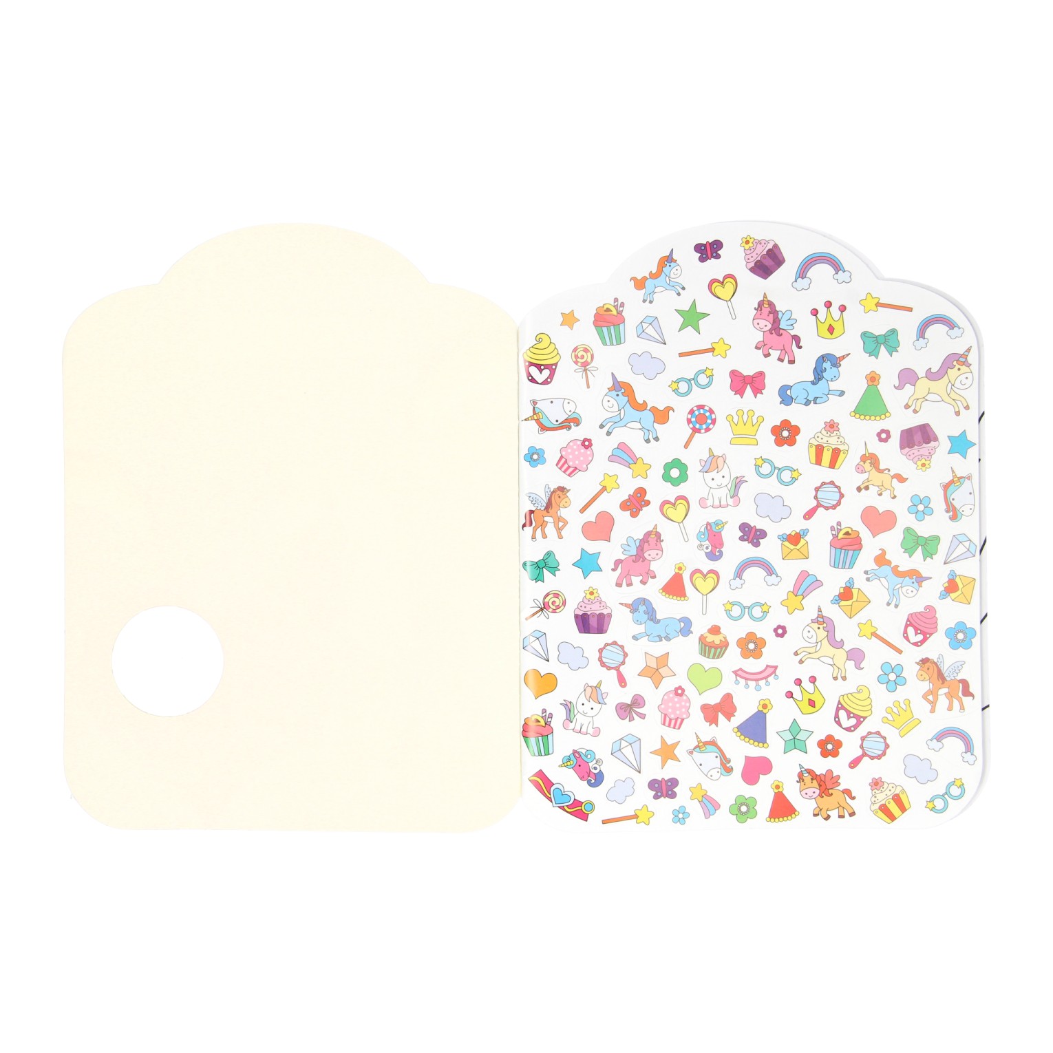 Fantastico Kleur- en Stickerboek - Eenhoorn