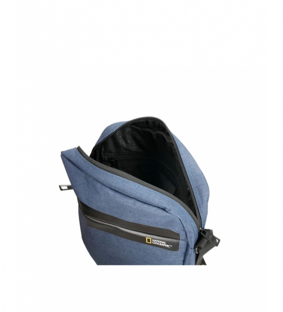 Bolsa de ombro National Geographic Stream azul - 27,5 x 8 x 34 cm