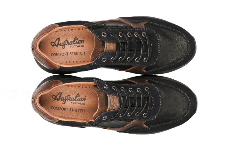 Australian Footwear 15.1645.01 Dakota Leather AEX BLACK BLUE Dakota