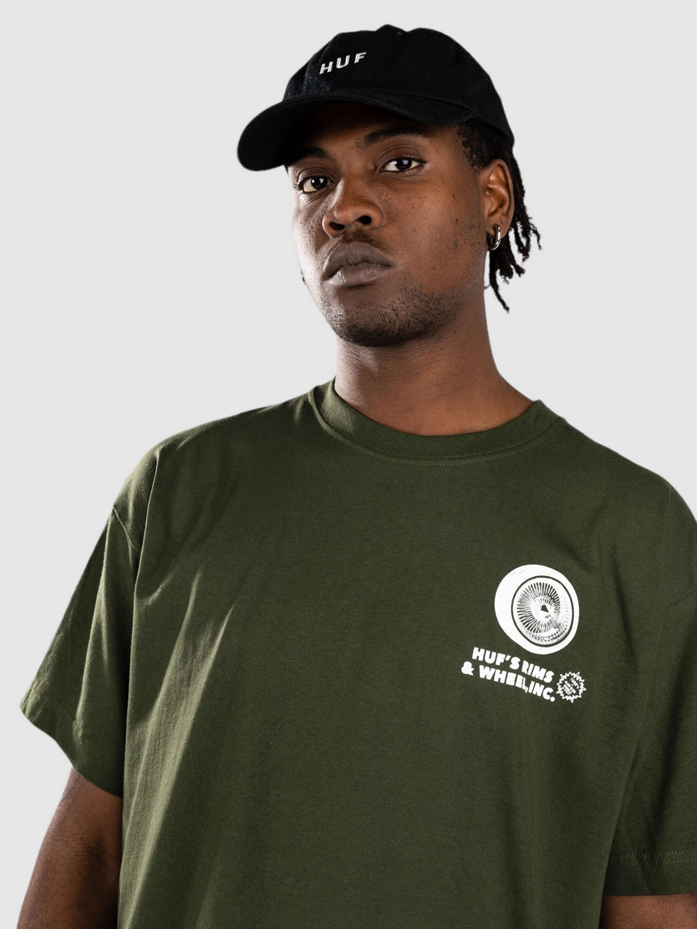 HUF Rim & Wheel Inc T-Shirt hunter green