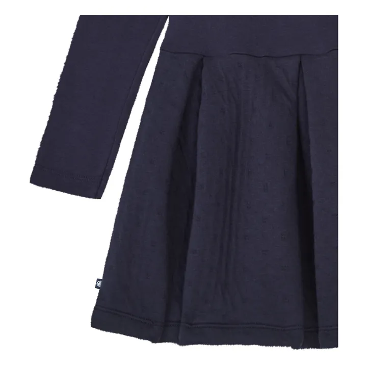 Petit Bateau Robe Unie | Bleu marine