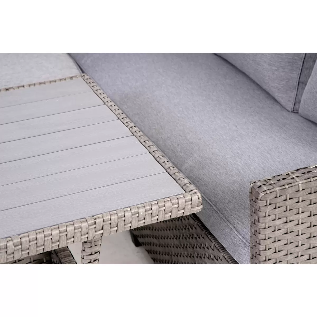 Ondega Gartenlounge Vipora 3-Teilig Links Grau