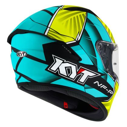 Casque KYT NF-R - XAVI FORES 2021 REPLICA ORIGINAL MATT - Jaune / Vert