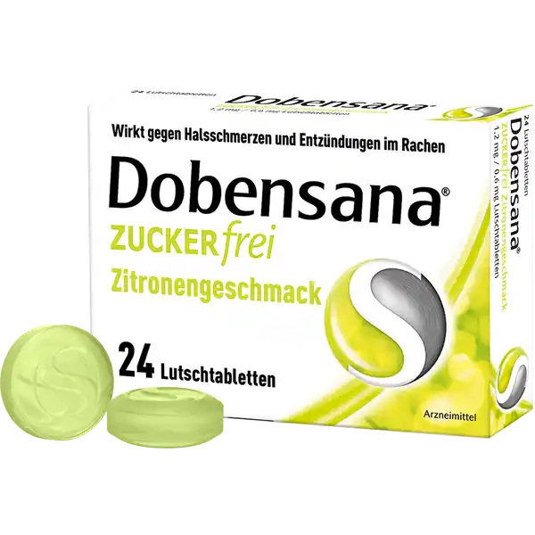 Zuckerfrei Zitronengeschmack Lutschtabletten
