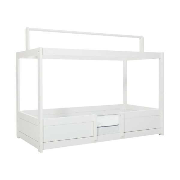 LIFETIME Kidsrooms 4 in 1 Bedcombinatie Met Dak Wit Gelakt