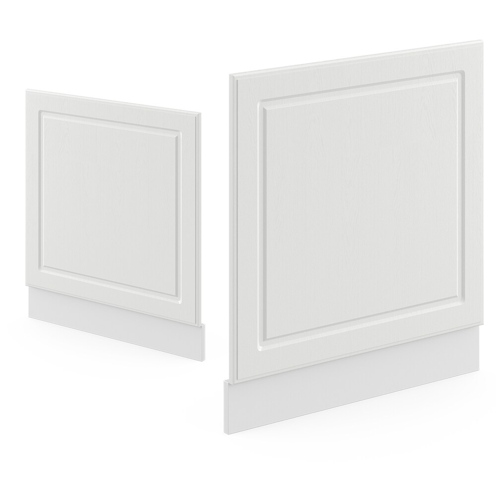 VICCO Geschirrspülerfront 60 cm Weiß Küchenschrank Blende Küchenzeile R-Line