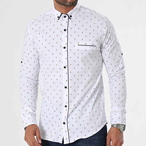 Chemise Manches Longues Blanc