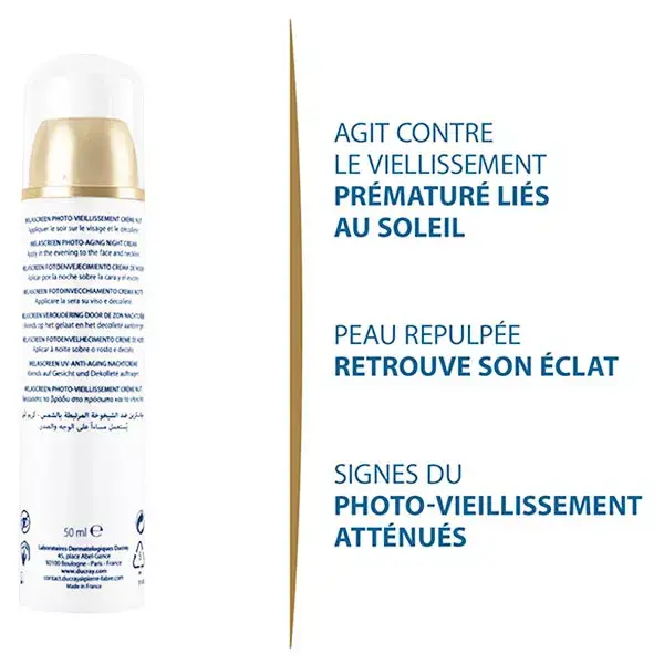 Creme Noturno Foto-Idade Ducray Melascreen 50ml