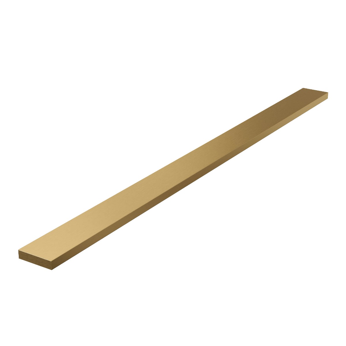 Brauer los multifunctioneel tegelinlegrooster 90cm geborsteld goud PVD