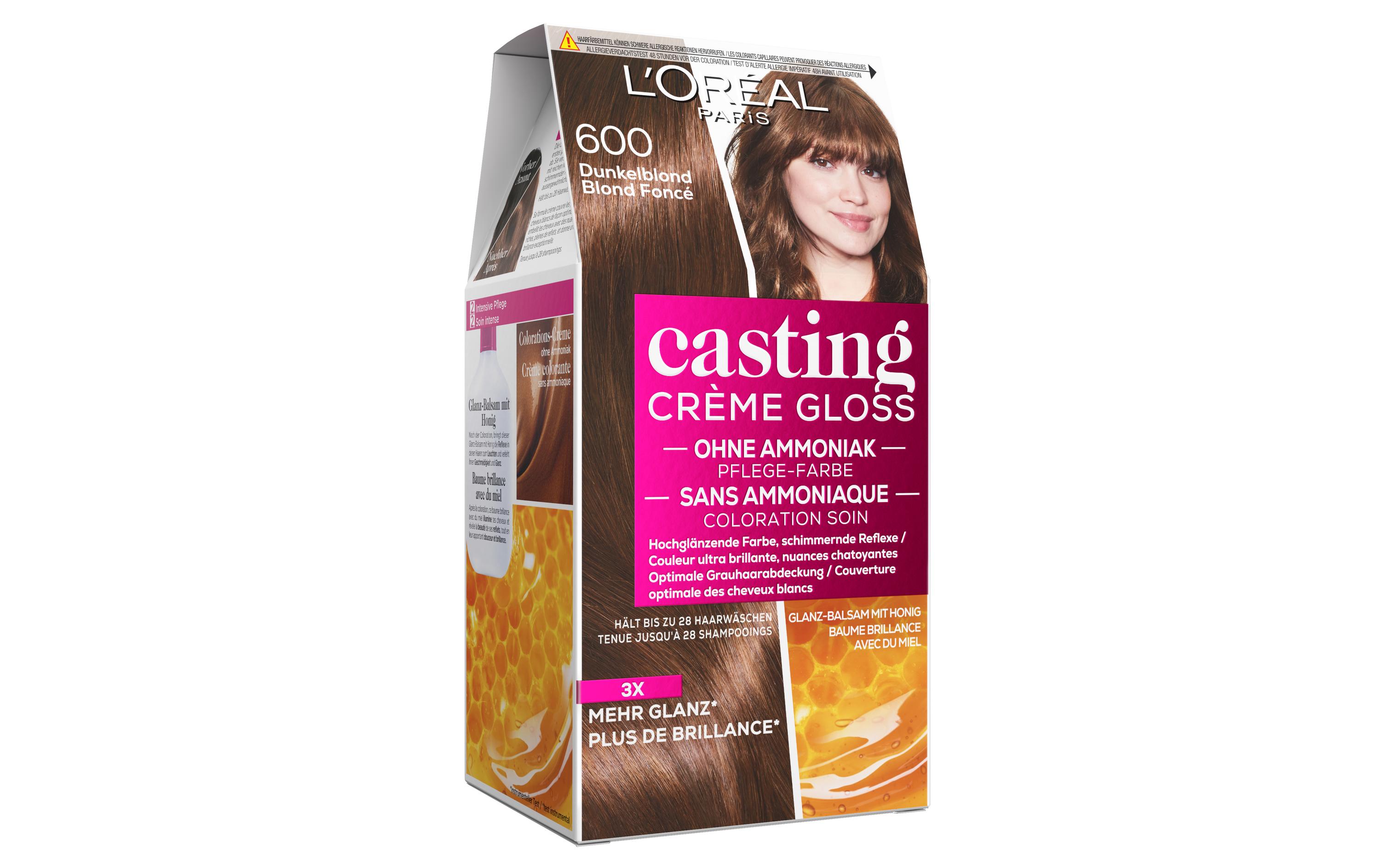 Haarcoloration Casting Crème Gloss 600 DunkelblondSemi-permanente Haarfarbe