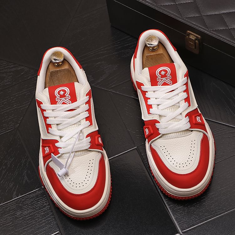 Mr Ozera - Tweekleurige sneakers