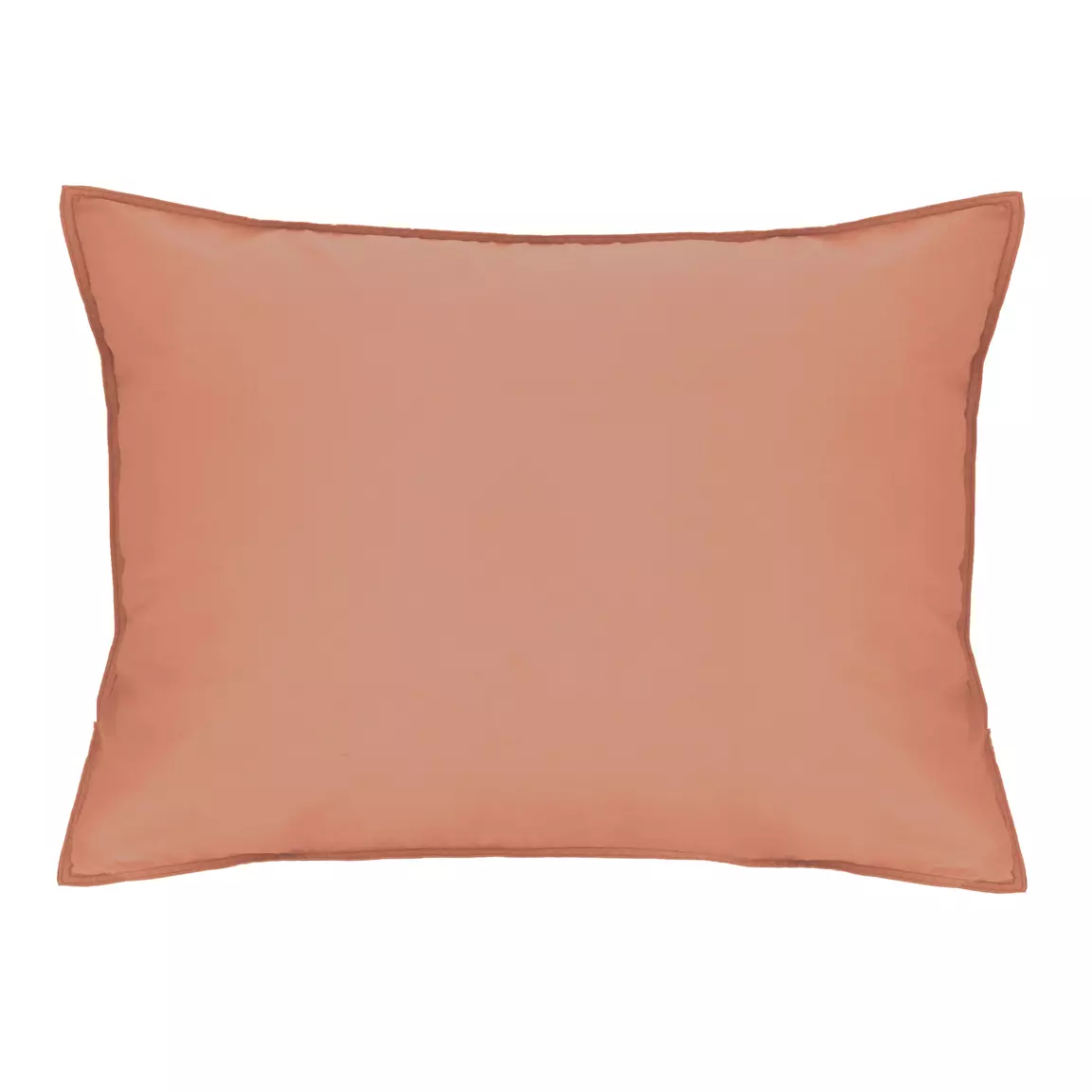 Taie d'oreiller rectangulaire Lyocell Adria Terracotta