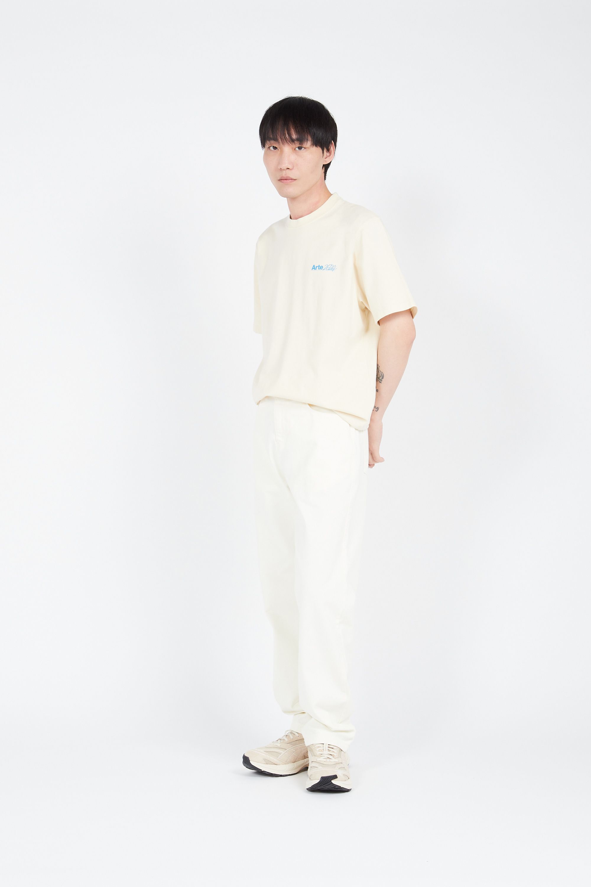 ARTE ANTWERP T-shirt  Teo Back Beige