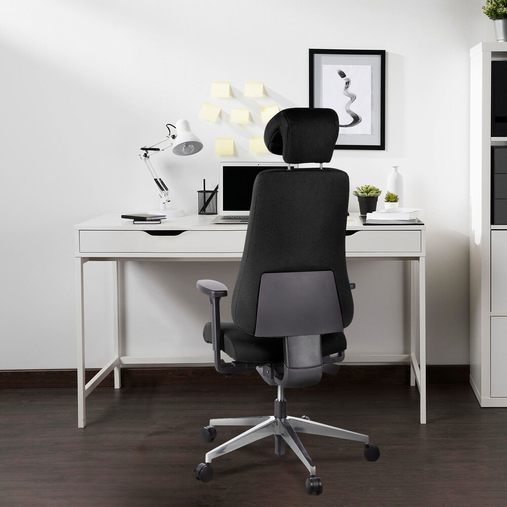 Profi Bürostuhl PRO-TEC 400 Stoff mit Armlehnen (höhenverstellbar) hjh OFFICE