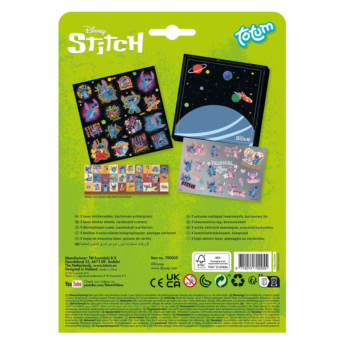 Disney Stitch - Stickerset