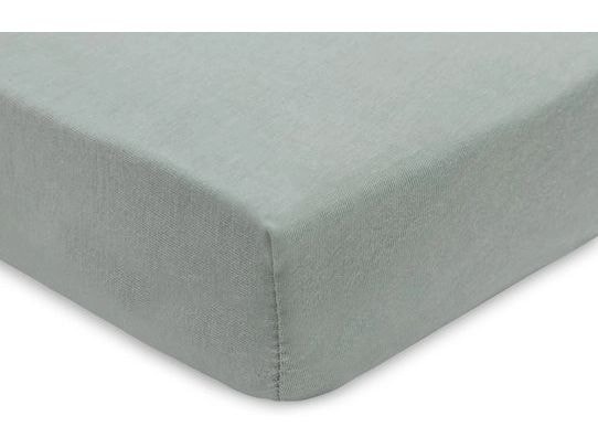 Jollein Fix-Leintuch Jersey 2er, 60 x 120 cm, Sea Green/Bis Spannbettlaken