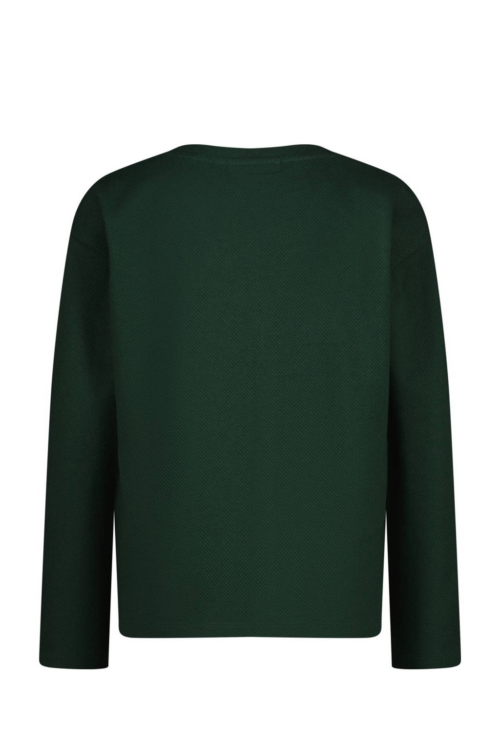 Vingino longsleeve met logo donkergroen