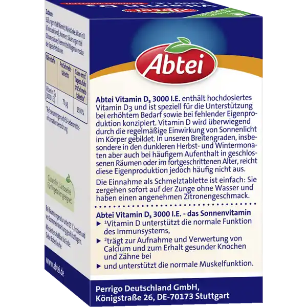 Vitamin D3 3000 I.E.