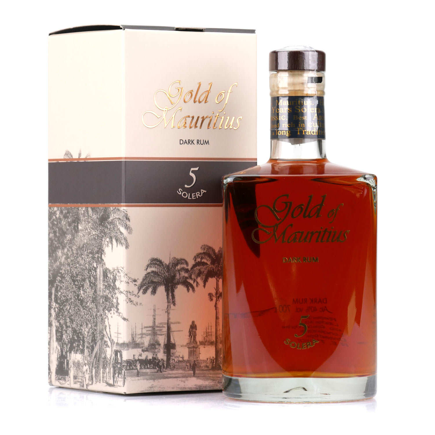 Rhum Gold of Mauritius - 5 ans Solera 40%