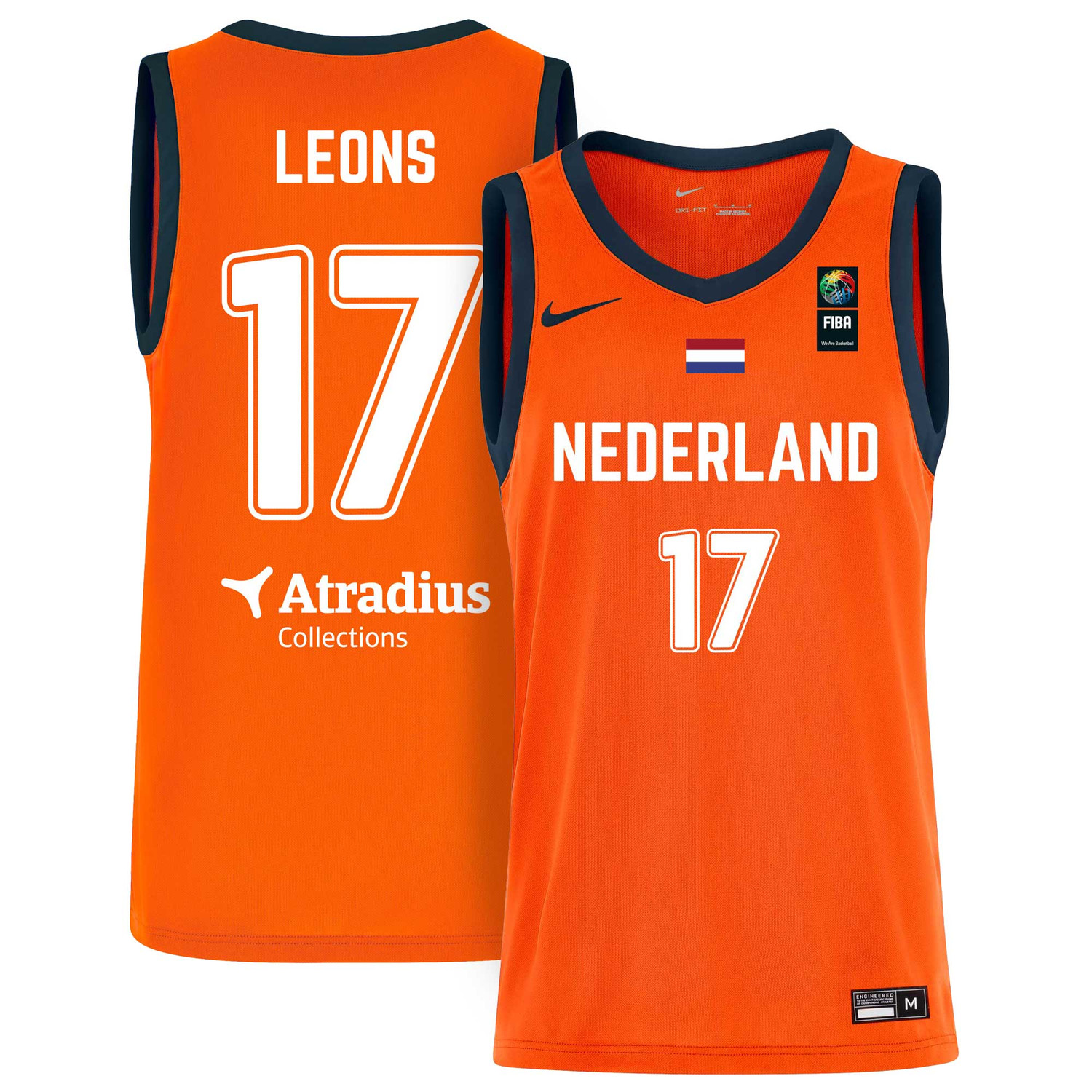 Nike Orange Lions Game Jersey Kids #17