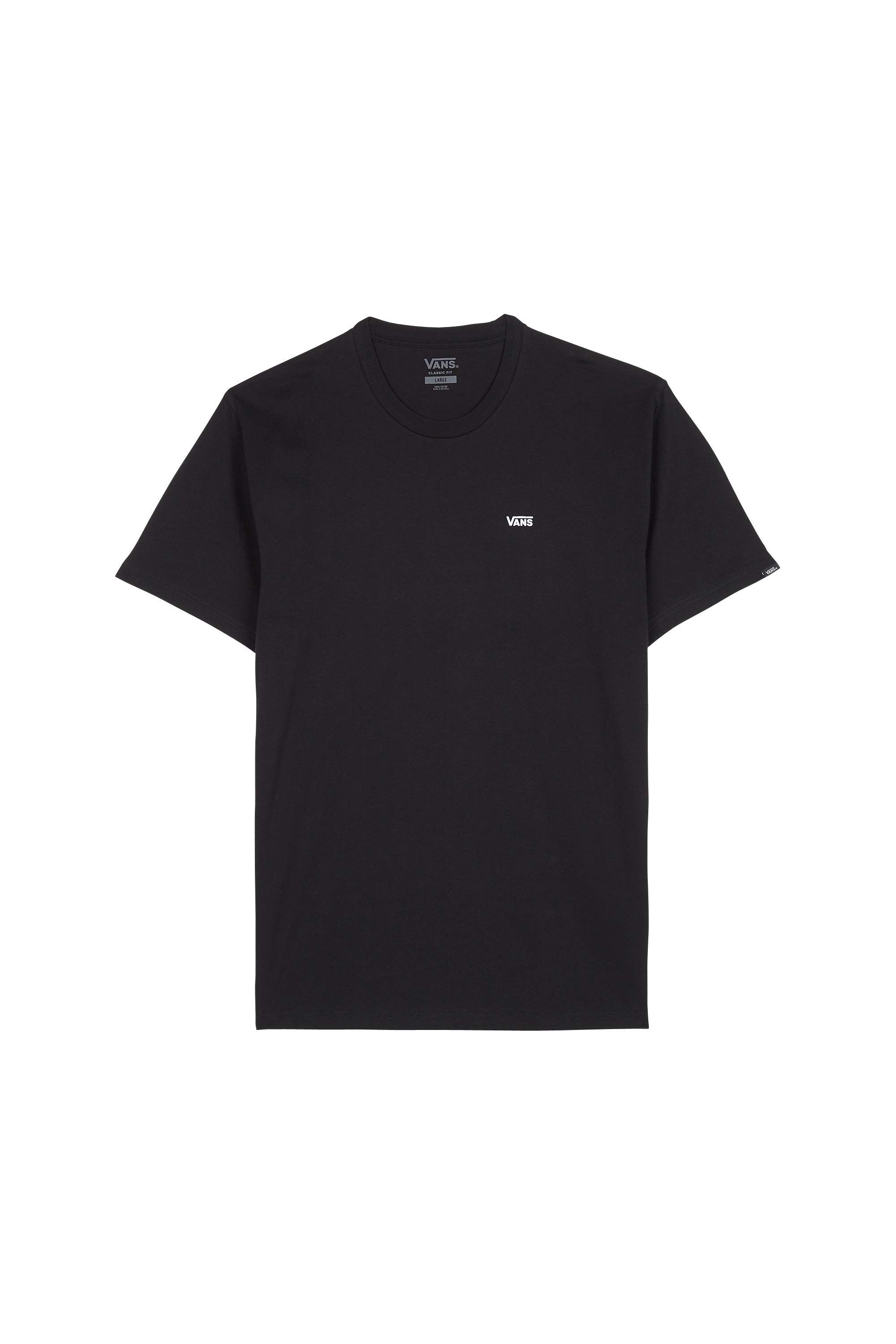 VANS T-shirt MN LEFT CHEST LOGO TEE Noir