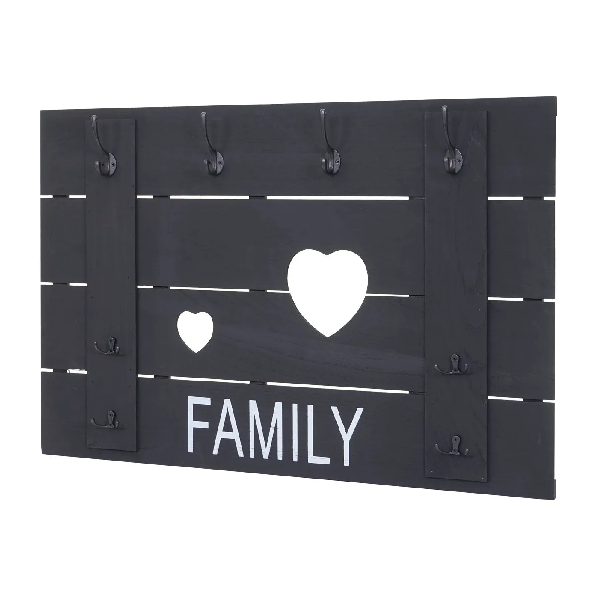 decoshop26 Porte-manteau mural Family
