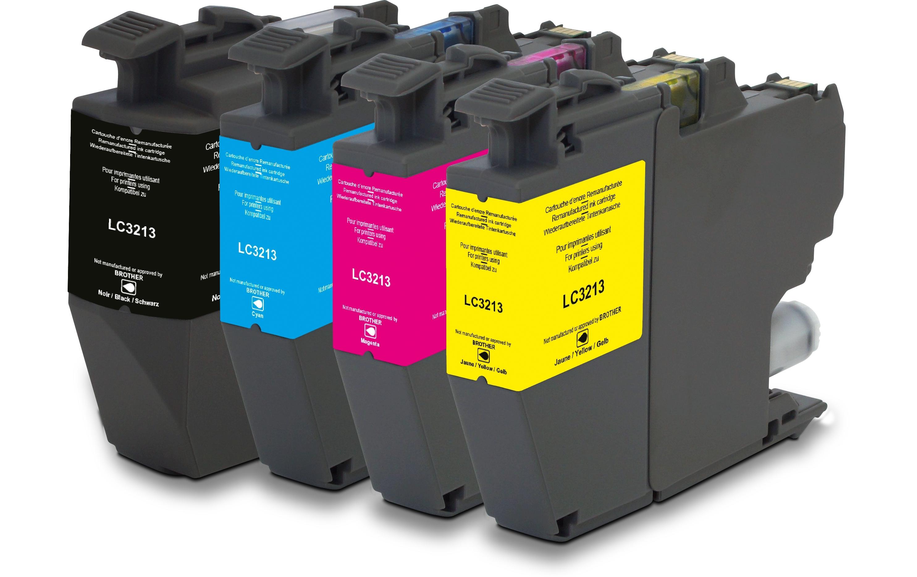 Tinte Brother LC3213 Multipack Black/Cyan/Magenta/YellowDruckerpatrone