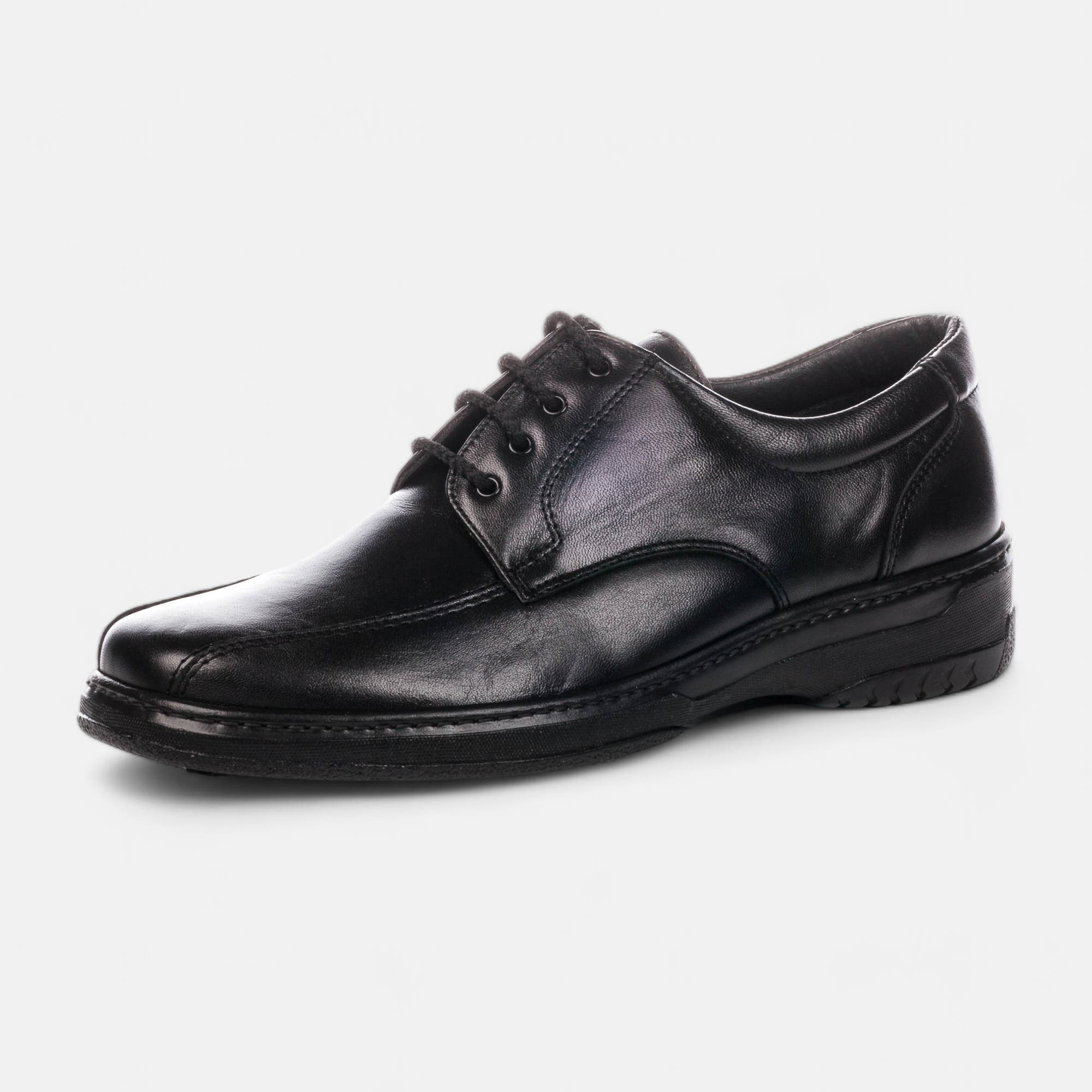 Derbies Homme en cuir noir