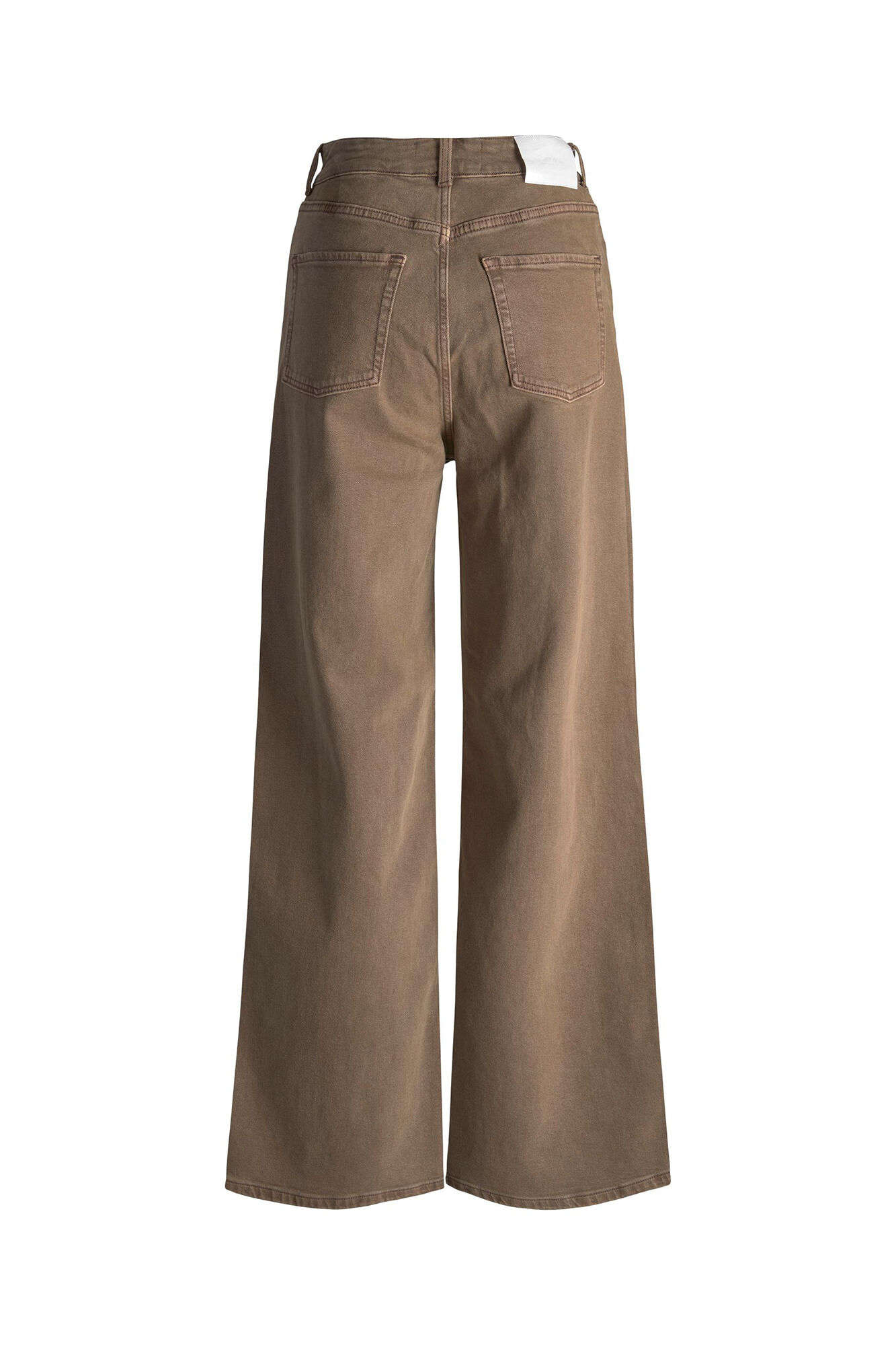 calças jeans de perna larga