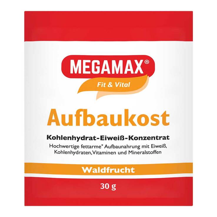 Megamax Aufbaukost Waldfrucht Pulver, 30 g