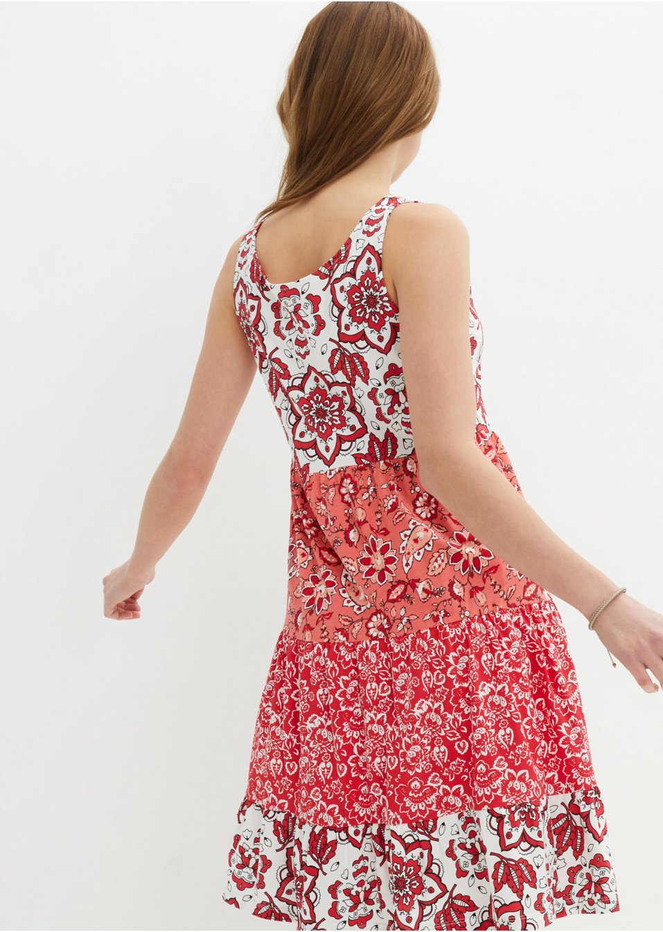 Robe courte en jersey coton