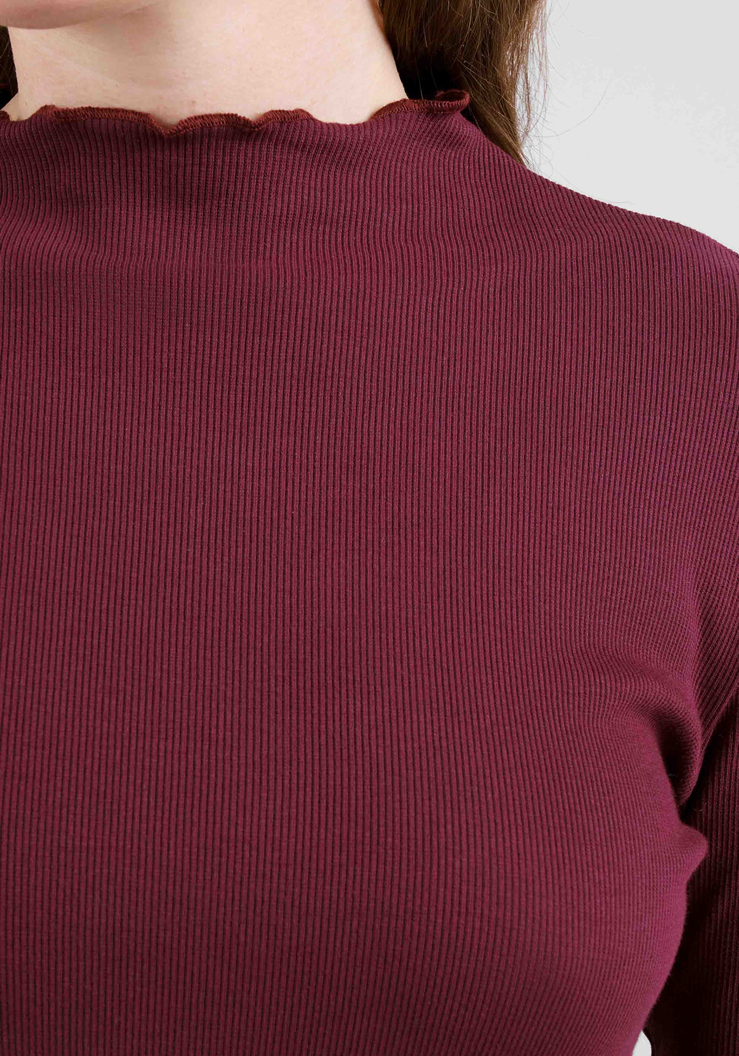 Dedicated Kleid Lofta Rib Fig Red